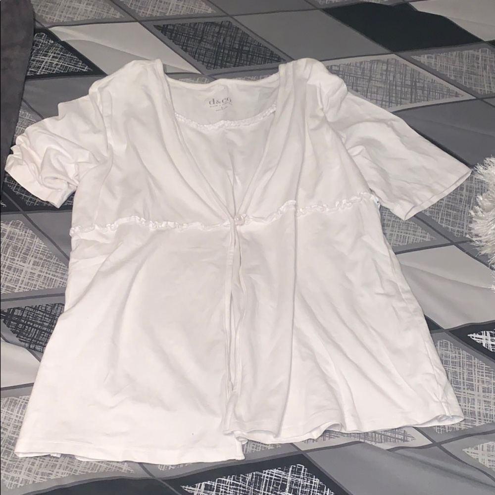 D&Co white double shirt connected Sz.L